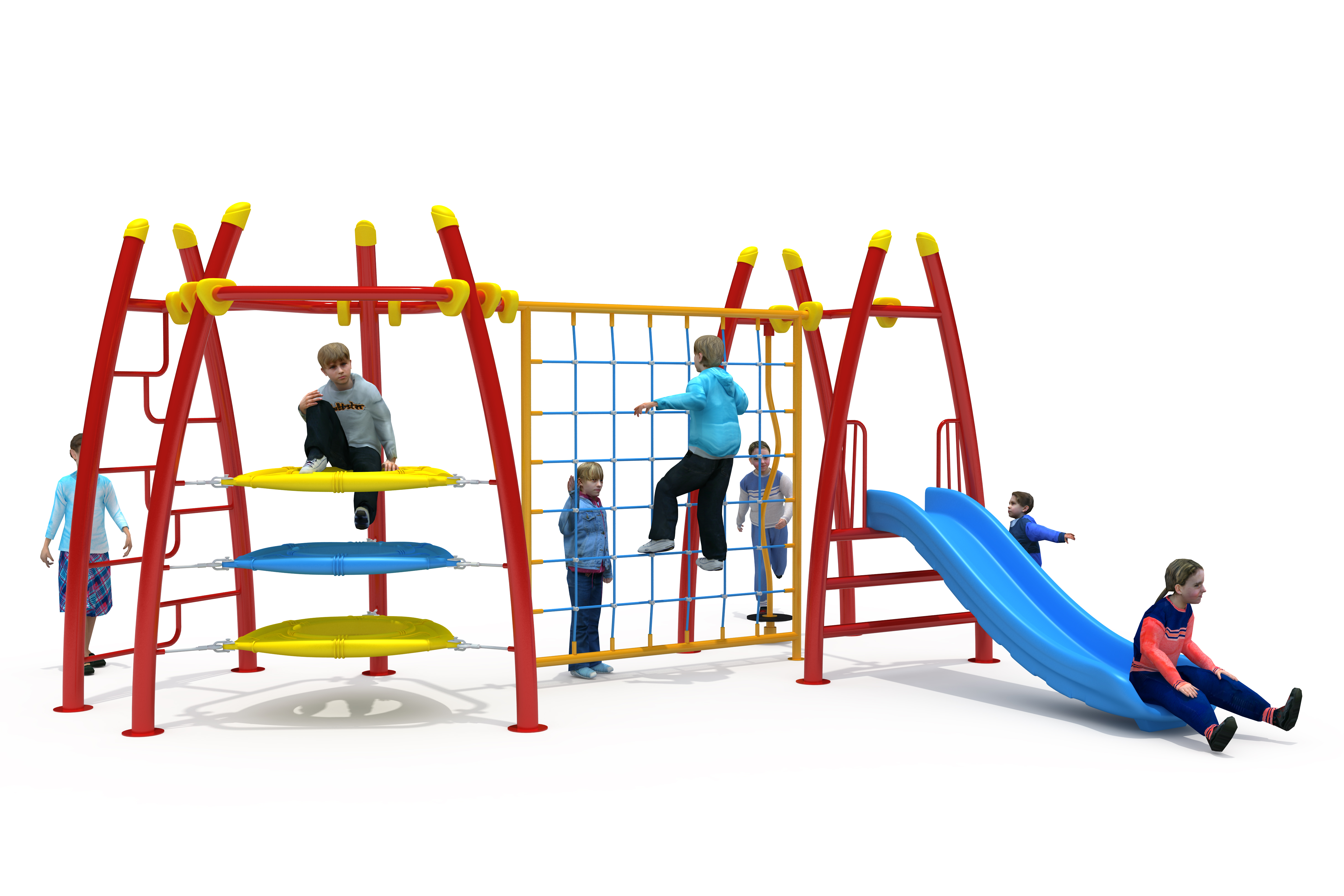 Halatlı Tırmanma B-PTR-200 PTR-203 | Parkur ve Halatlı Tırmanma Oyun Grupları | Erse Kent Mobilyaları